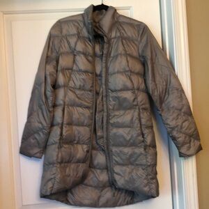 32Deg Heat Packable Down/Feather Long Jacket Sz S/CH